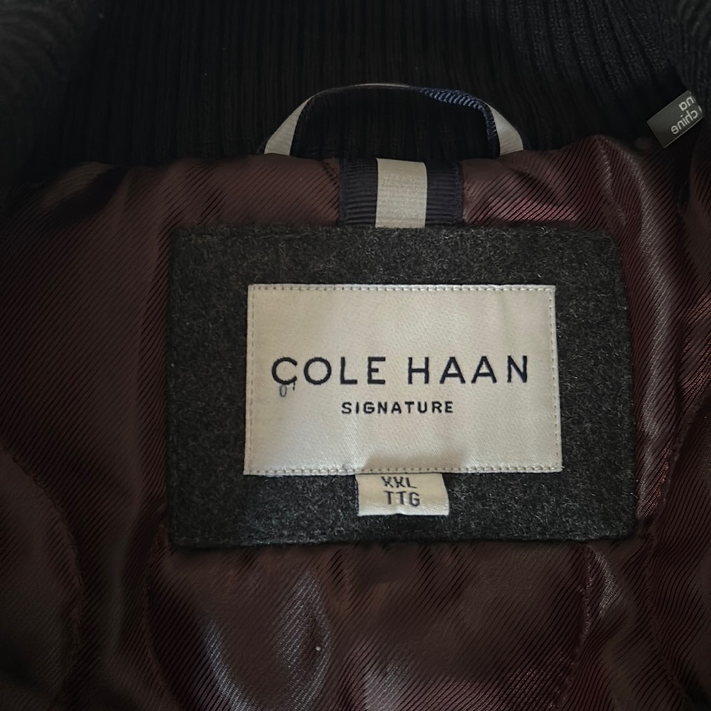 Charcoal gray Melton jacket